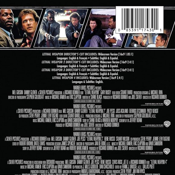 Lethal Weapon: 1-4 Film - DVD - Picture 3 of 3